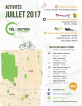 Calendrier juillet - Vélorution Saint-Michel