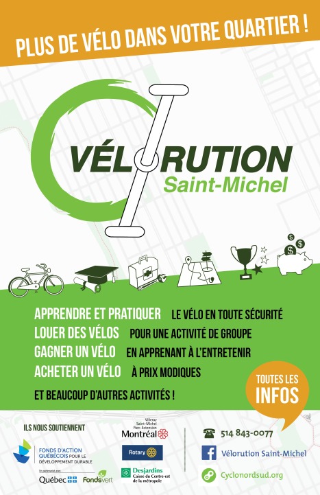 Affiche Vélorution Saint-Michel